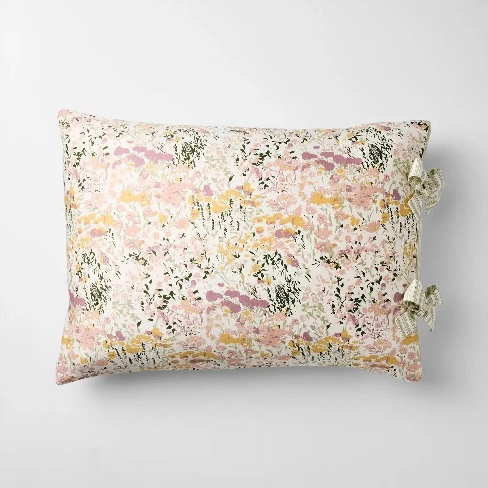 Twin/Twin XL Reversible Floral & Stripe Comforter Set - Threshold Studio McGee